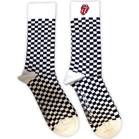 The Rolling Stones Check [Socks] White