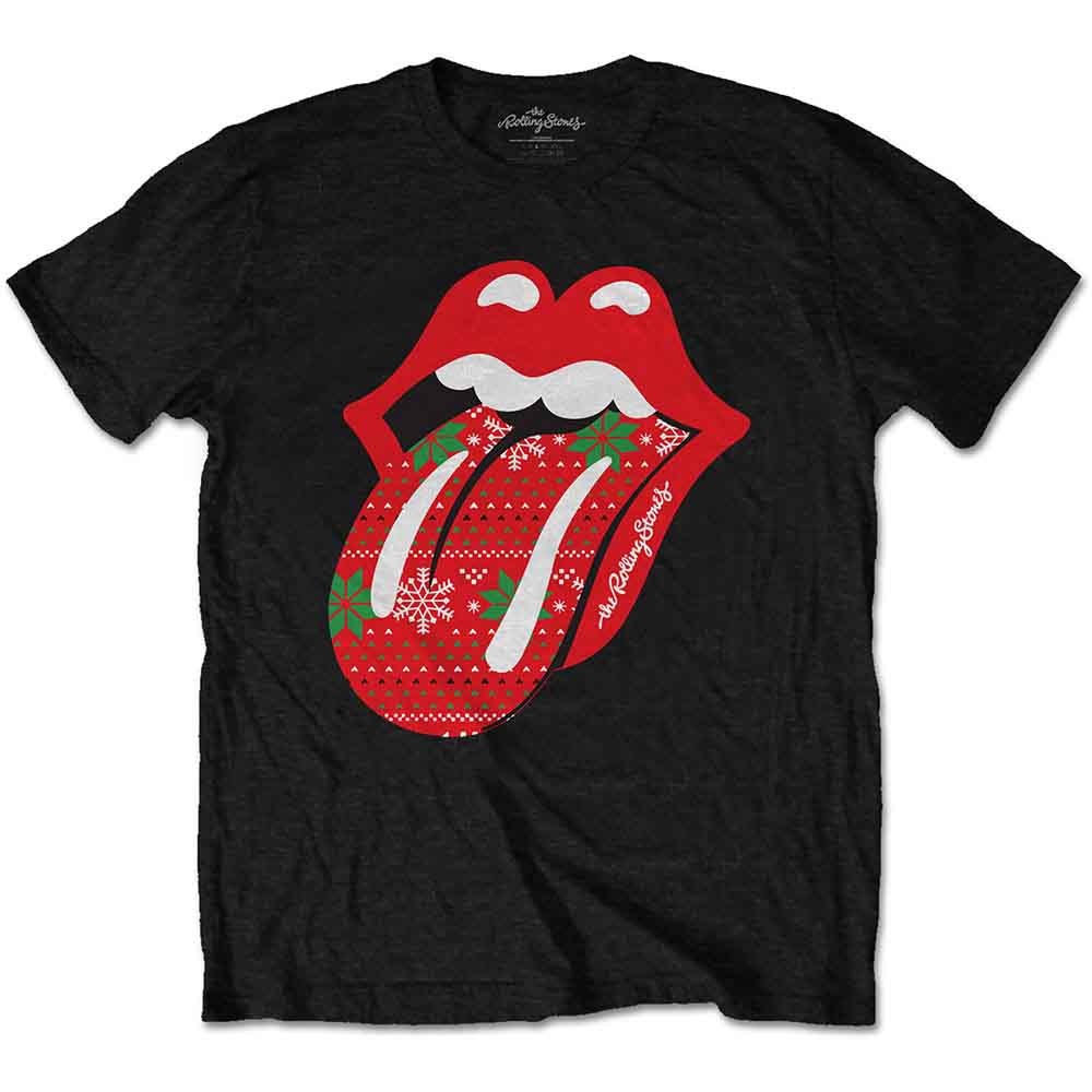 The Rolling Stones Christmas Tongue [] Black