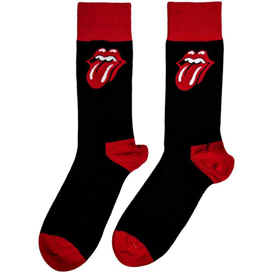 The Rolling Stones Classic Tongue [Socks] - Rock Band Apparel