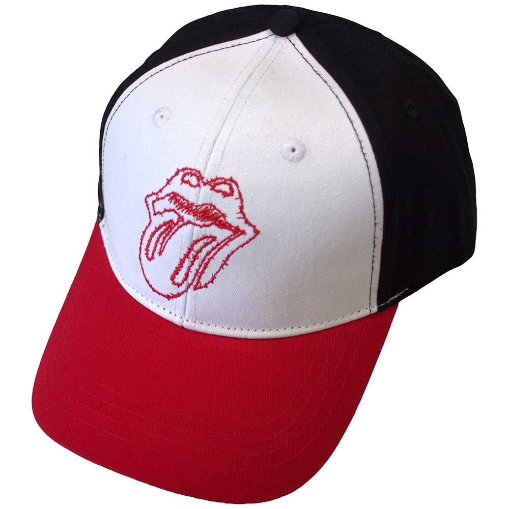 The Rolling Stones Classic Tongue Outline [Hat] Red,White,Black