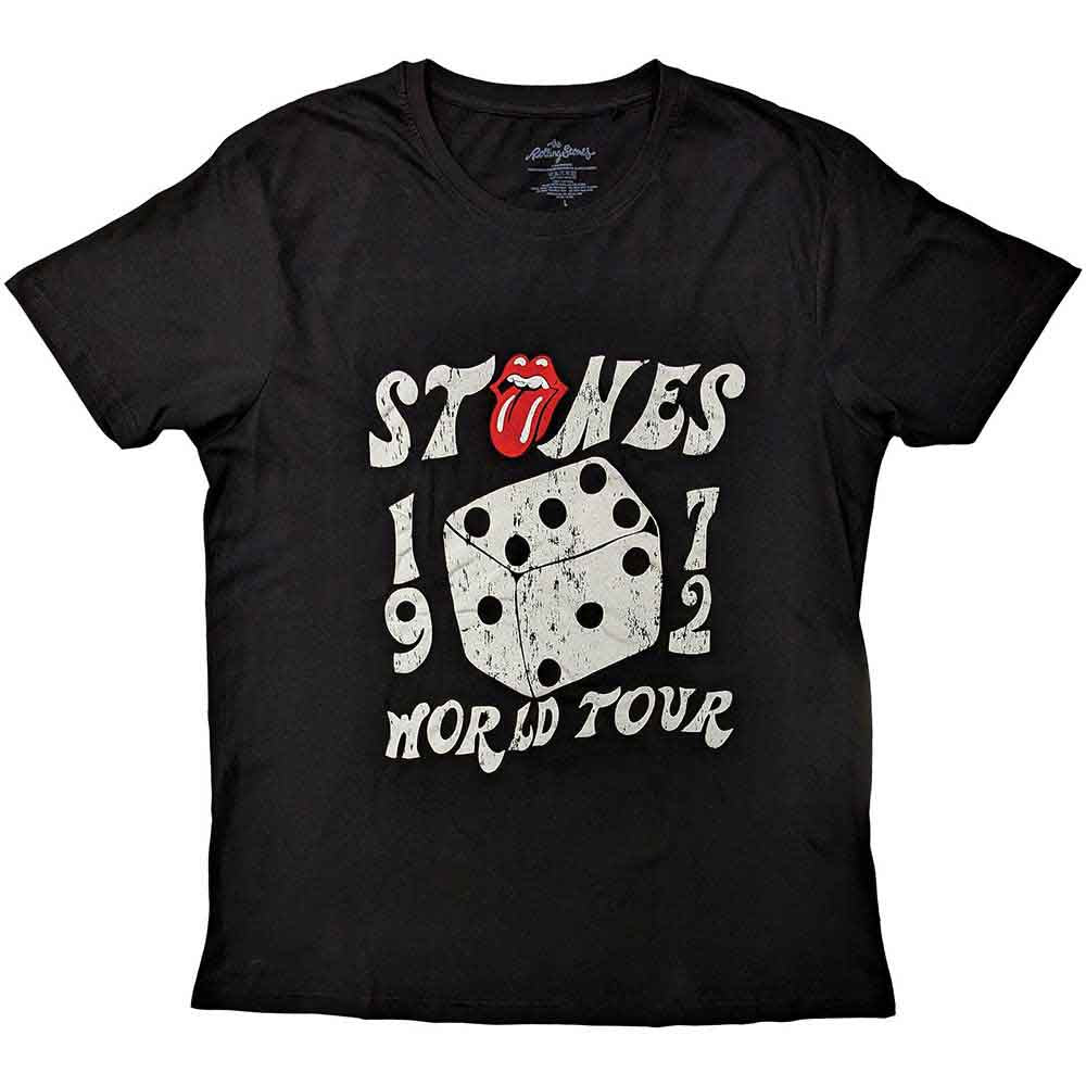 The Rolling Stones Dice Tour '72 [T-Shirt] Black