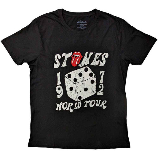 The Rolling Stones Dice Tour '72 [T-Shirt] Black