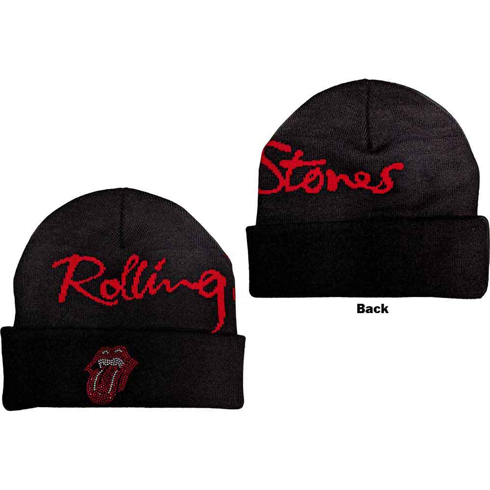 The Rolling Stones Embellished Classic Tongue [Hat] - Rock Band Apparel