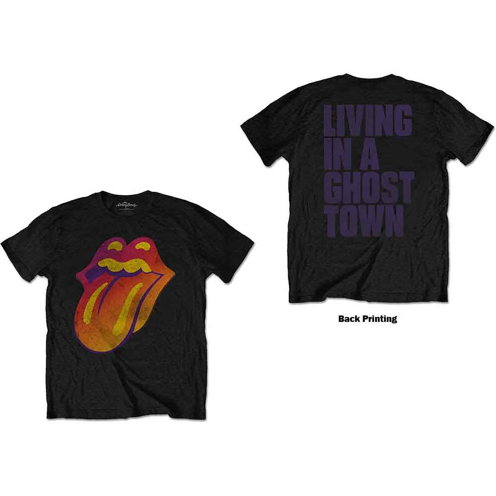 The Rolling Stones Ghost Town Distressed [T-Shirt] Black