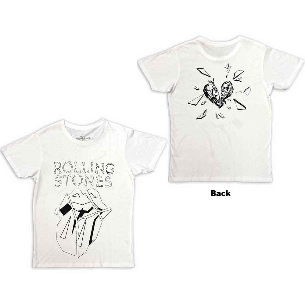 The Rolling Stones Hackney Diamonds Diamond Tongue Outline [T-Shirt] - Rock Band Apparel