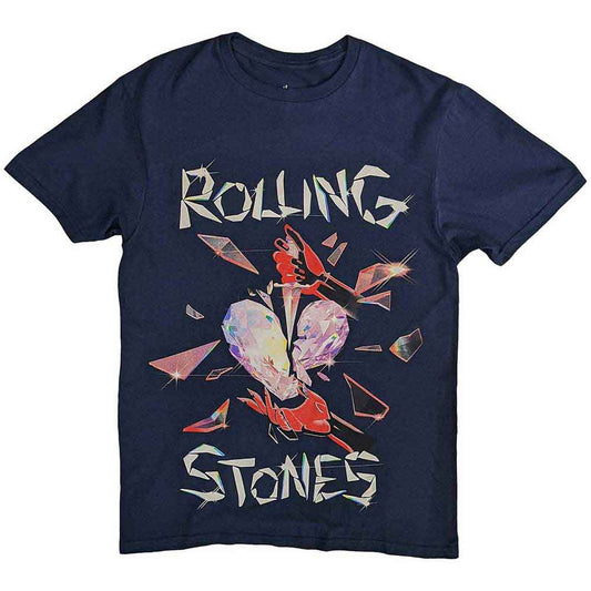 The Rolling Stones Hackney Diamonds Heart [T-Shirt] Blue