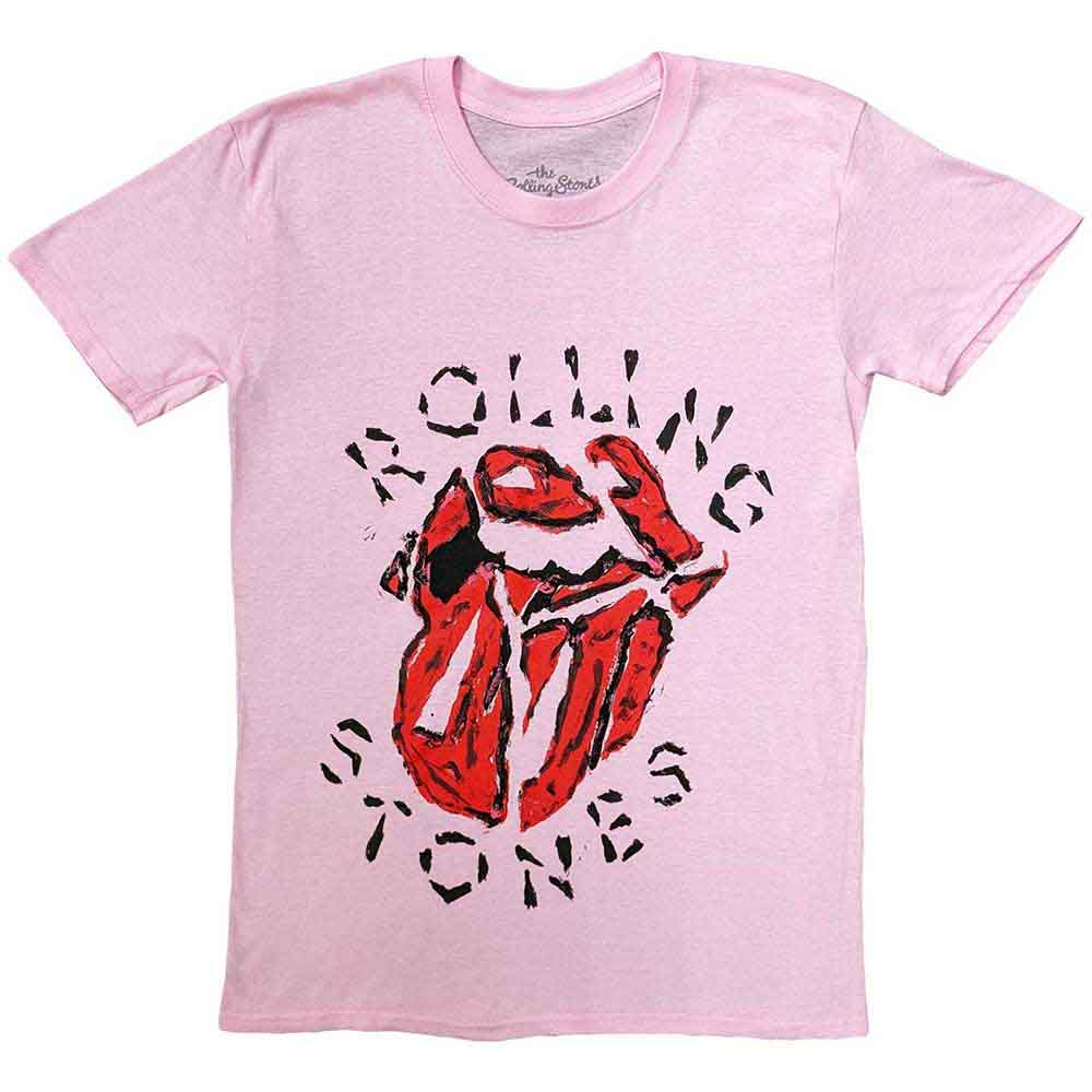 The Rolling Stones Hackney Diamonds Painted Tongue [T-Shirt] - Rock Band Apparel