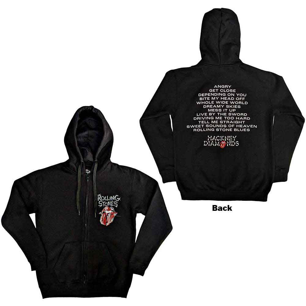 The Rolling Stones Hackney Diamonds Tracklist [Sweatshirt] - Rock Band Apparel