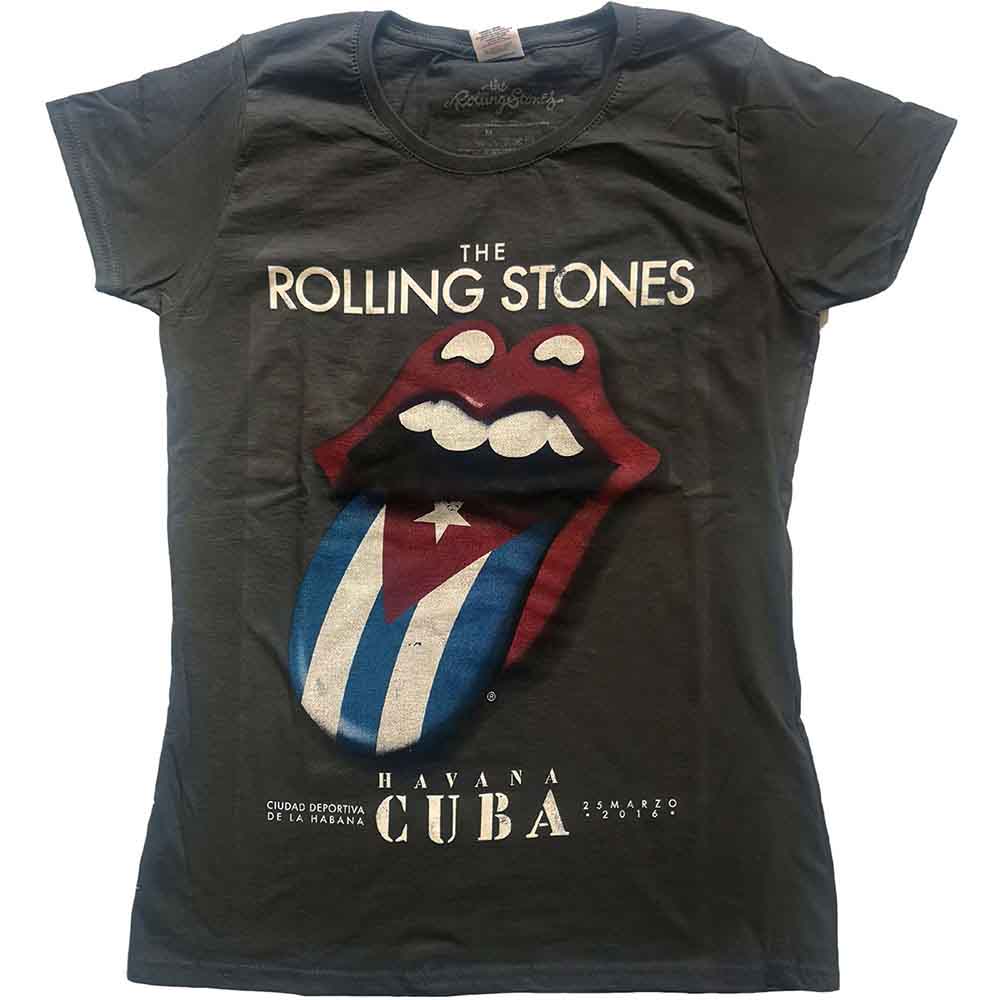The Rolling Stones Havana Cuba [T-Shirt] Grey