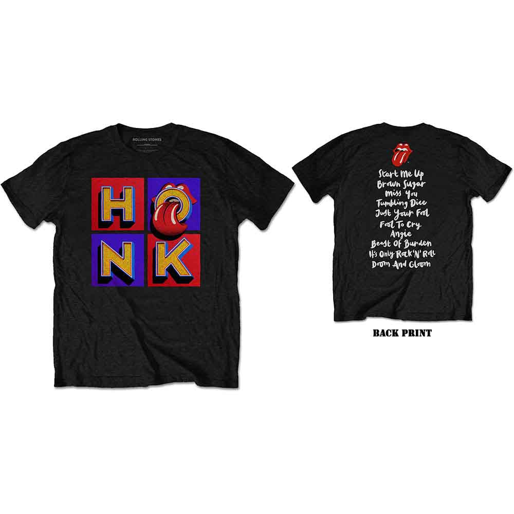 The Rolling Stones Honk Album Track list [T-Shirt] - Rock Band Apparel