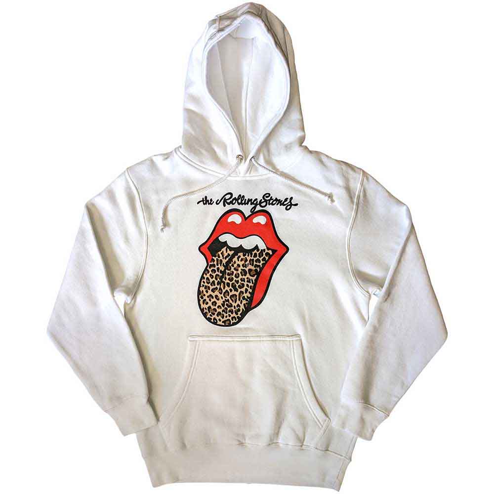 The Rolling Stones Leopard Tongue [Sweatshirt] - Rock Band Apparel