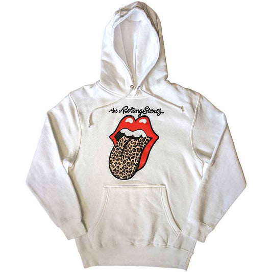 The Rolling Stones Leopard Tongue [Sweatshirt] - Rock Band Apparel