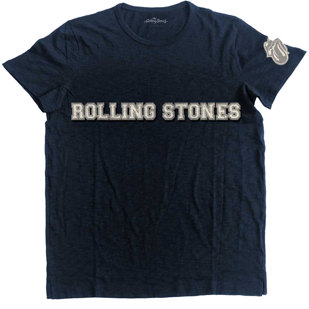 The Rolling Stones Logo & Tongue [T-Shirt] Blue