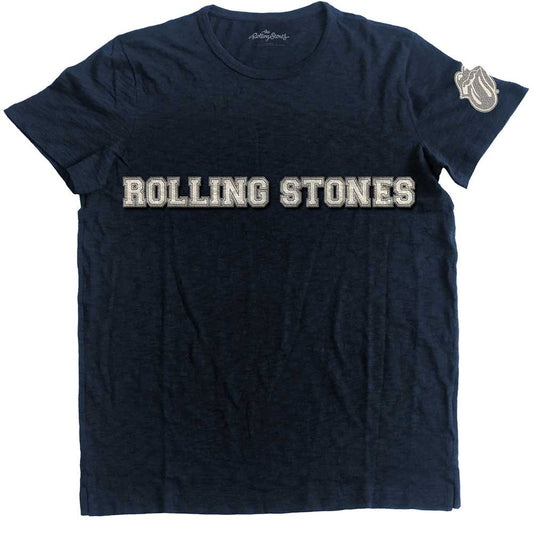 The Rolling Stones Logo & Tongue [T-Shirt] Blue