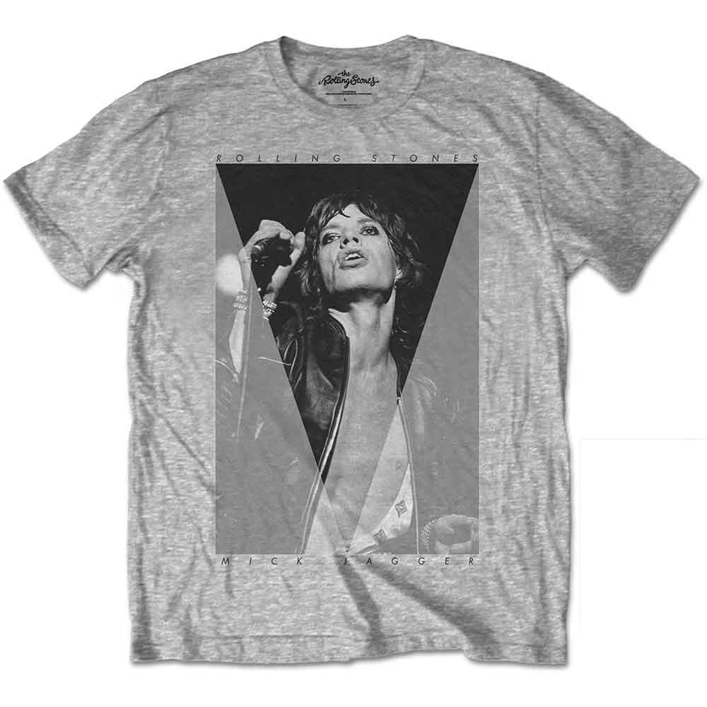 The Rolling Stones Mick Triangle [T-Shirt] - Rock Band Apparel