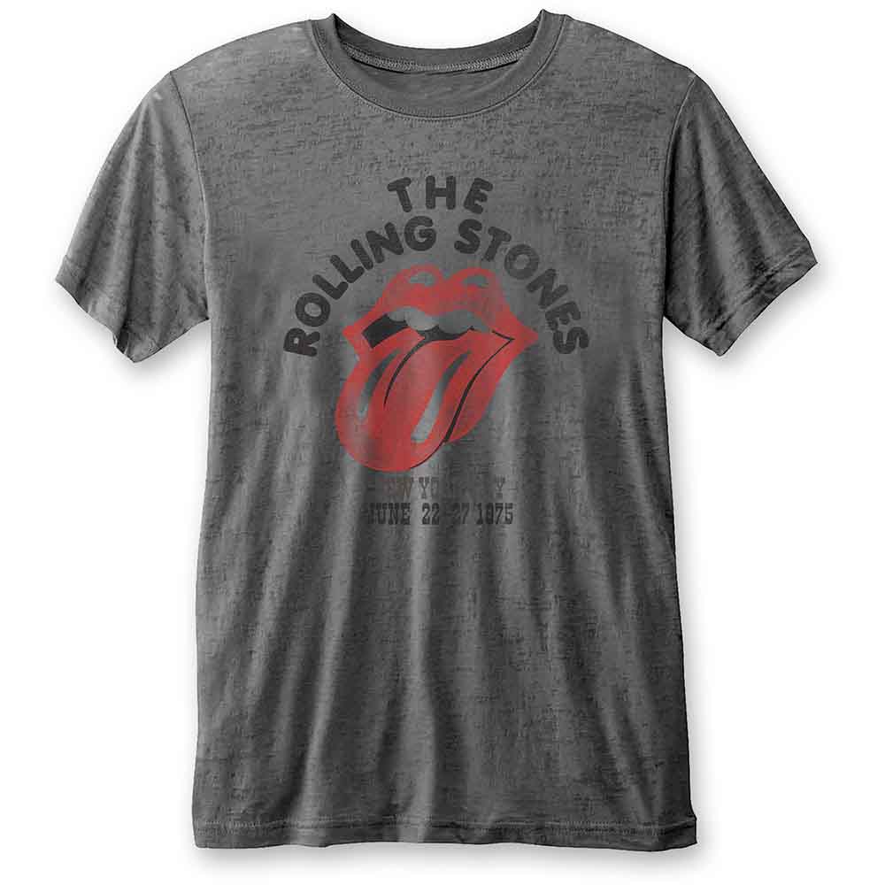 The Rolling Stones New York City 75 [T-Shirt] Grey