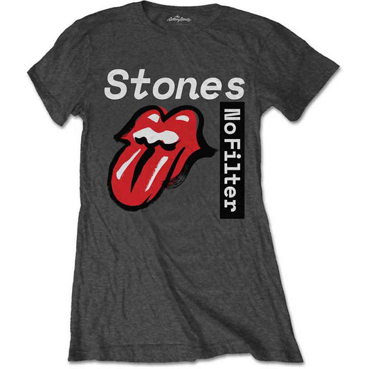The Rolling Stones No Filter Text [T-Shirt] - Rock Band Apparel