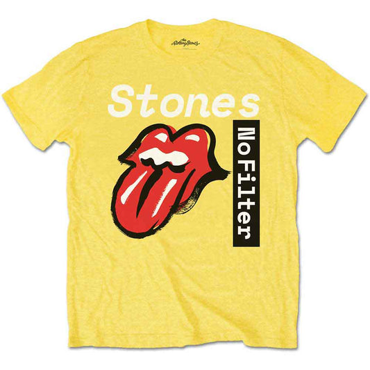 The Rolling Stones No Filter Text [T-Shirt] - Rock Band Apparel