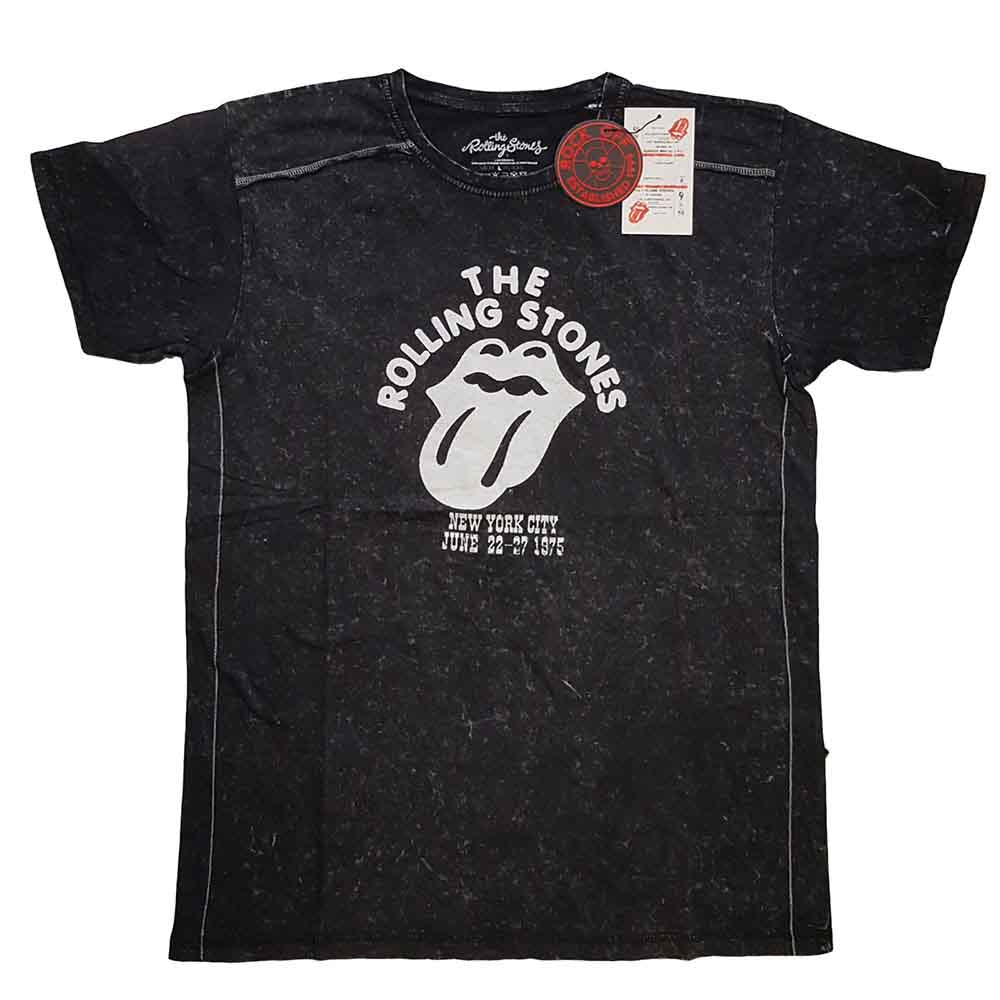 The Rolling Stones NYC '75 [T-Shirt] Black