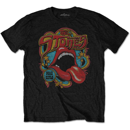 The Rolling Stones Retro 70s Vibe [T-Shirt] - Rock Band Apparel