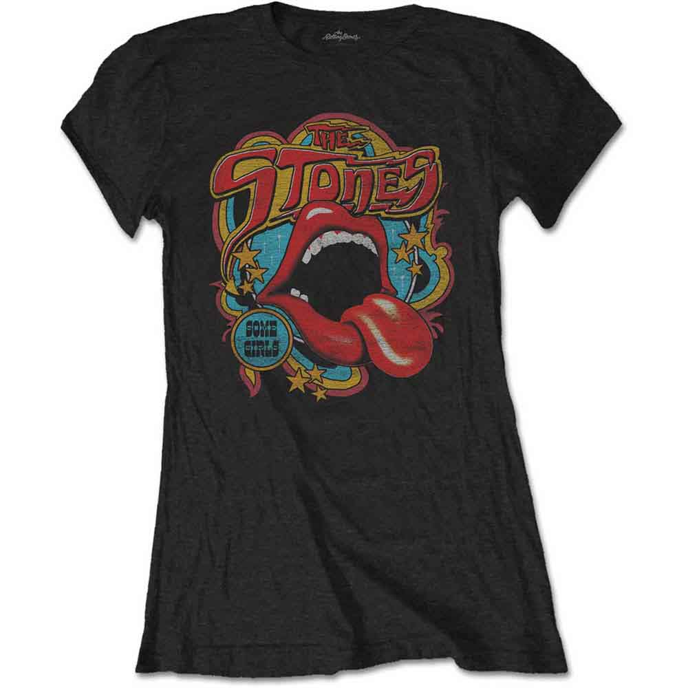 The Rolling Stones Retro 70s Vibe [T-Shirt] - Rock Band Apparel