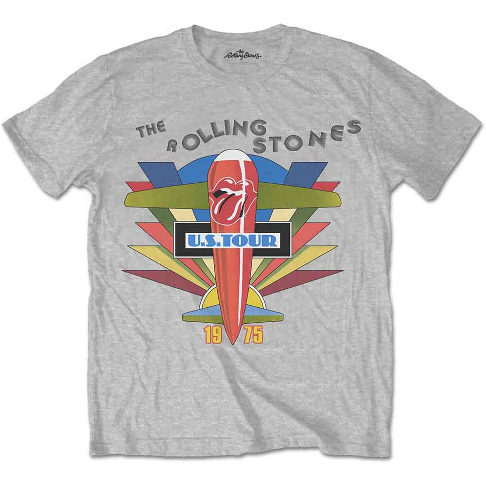 The Rolling Stones Retro US Tour 1975 [T-Shirt] - Rock Band Apparel