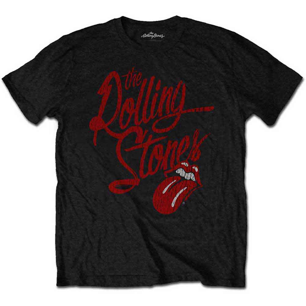 The Rolling Stones Script Logo [T-Shirt] - Rock Band Apparel