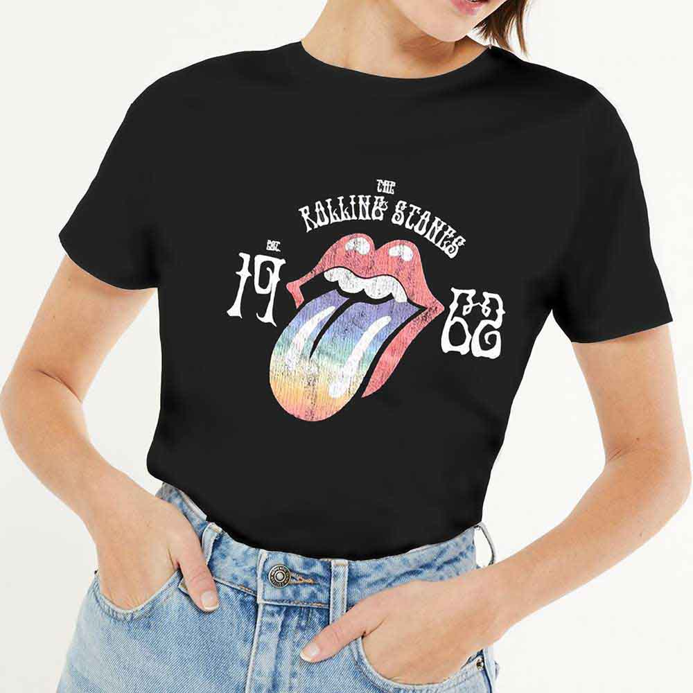 The Rolling Stones Sixty Rainbow Tongue '62 [] Black