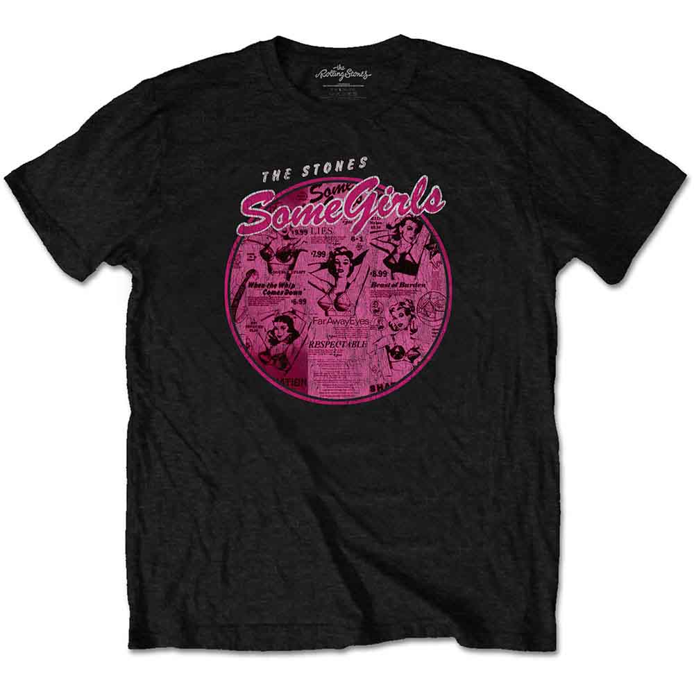 The Rolling Stones Some Girls Circle V.2. [T-Shirt] - Rock Band Apparel