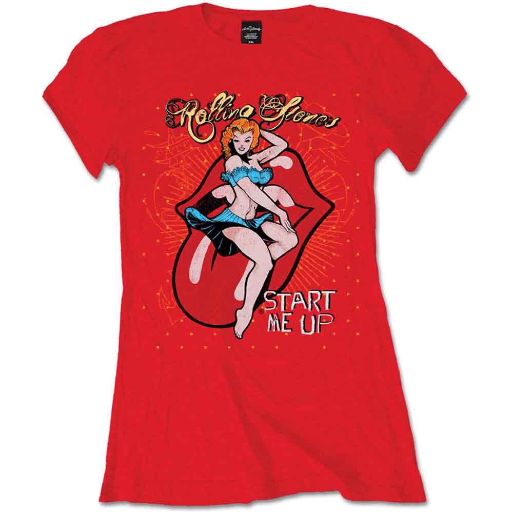 The Rolling Stones Start me up [T-Shirt] Red