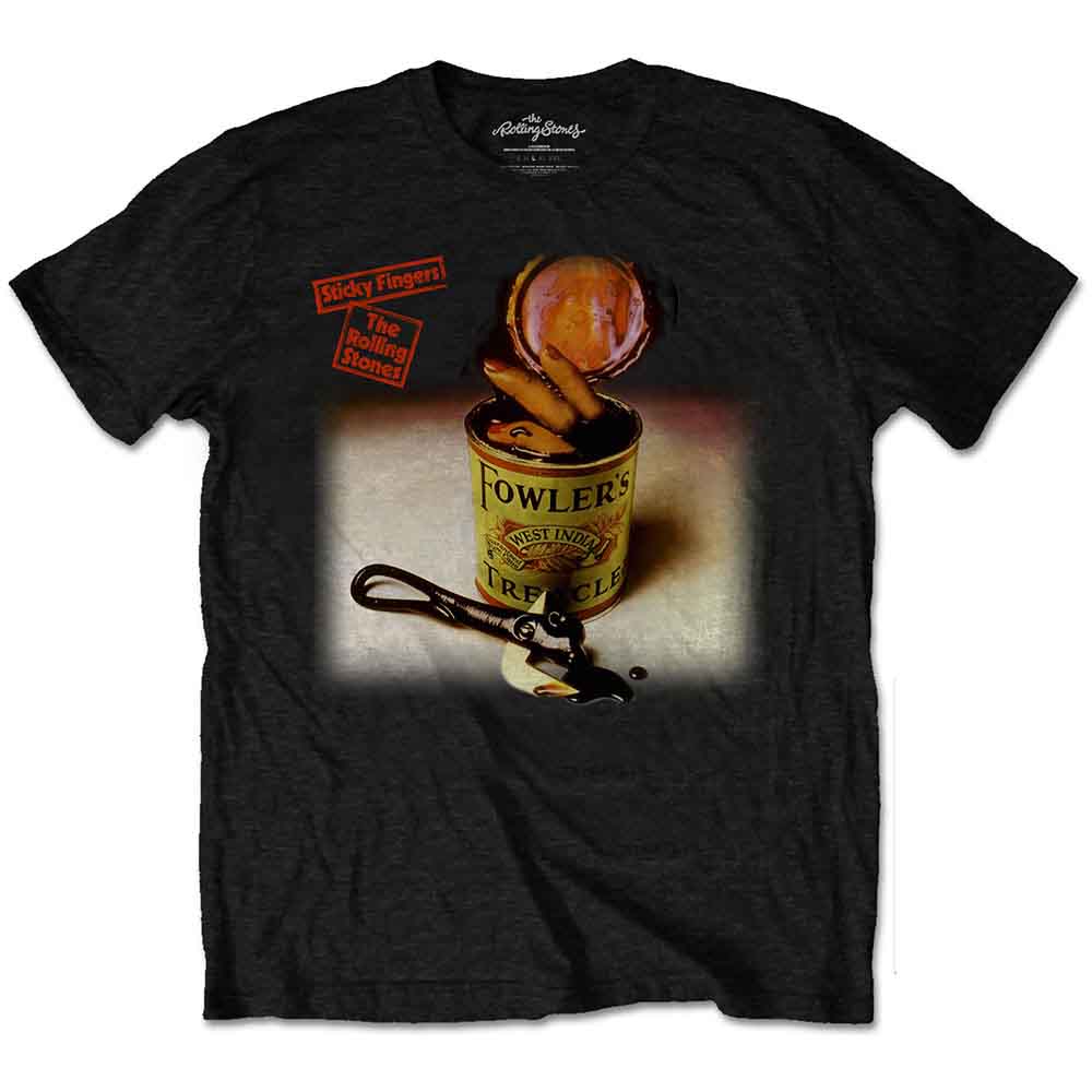 The Rolling Stones Sticky Fingers Treacle [T-Shirt] Black