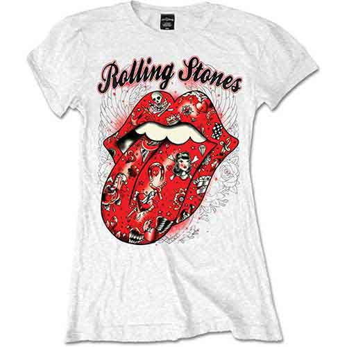 The Rolling Stones Tattoo Flash [T-Shirt] - Rock Band Apparel