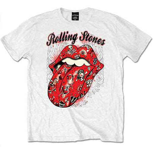 The Rolling Stones Tattoo Flash [T-Shirt] White