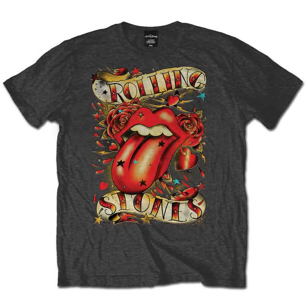 The Rolling Stones Tongues & Stars [T-Shirt] Brown