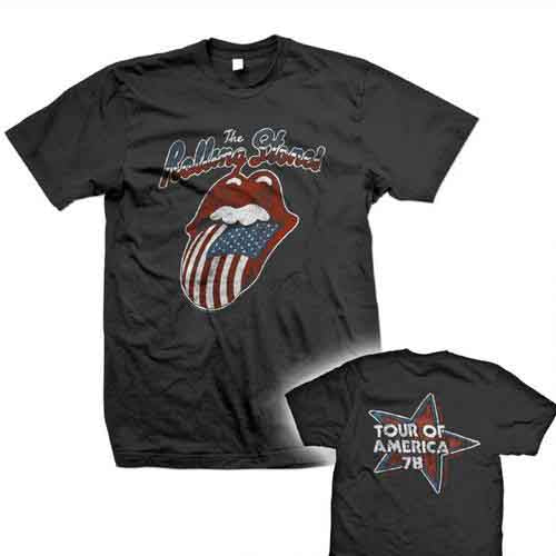 The Rolling Stones Tour of America 78 [T-Shirt] Black