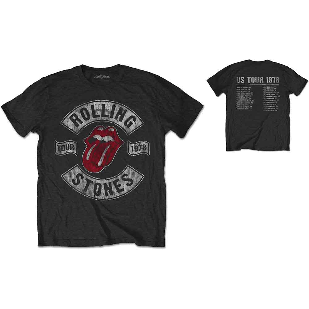 The Rolling Stones US Tour 1978 [T-Shirt] Black