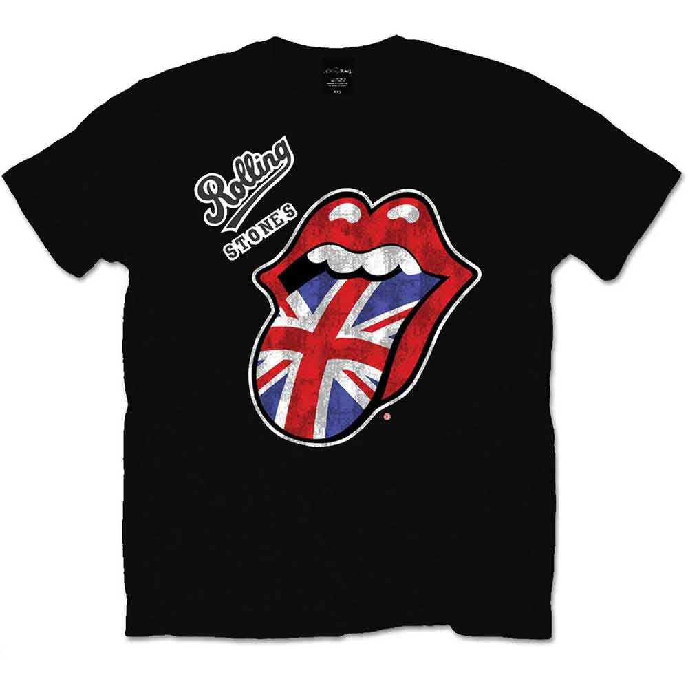 The Rolling Stones Vintage British Tongue [T-Shirt] - Rock Band Apparel