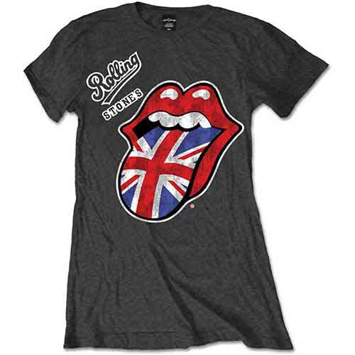 The Rolling Stones Vintage British Tongue [T-Shirt] - Rock Band Apparel