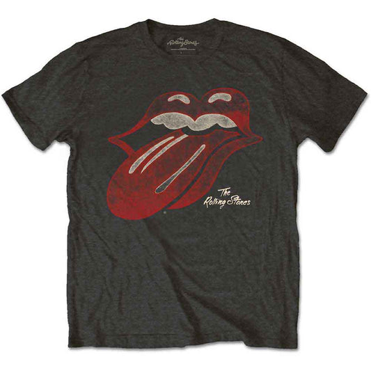 The Rolling Stones Vintage Tongue Logo [T-Shirt] - Rock Band Apparel