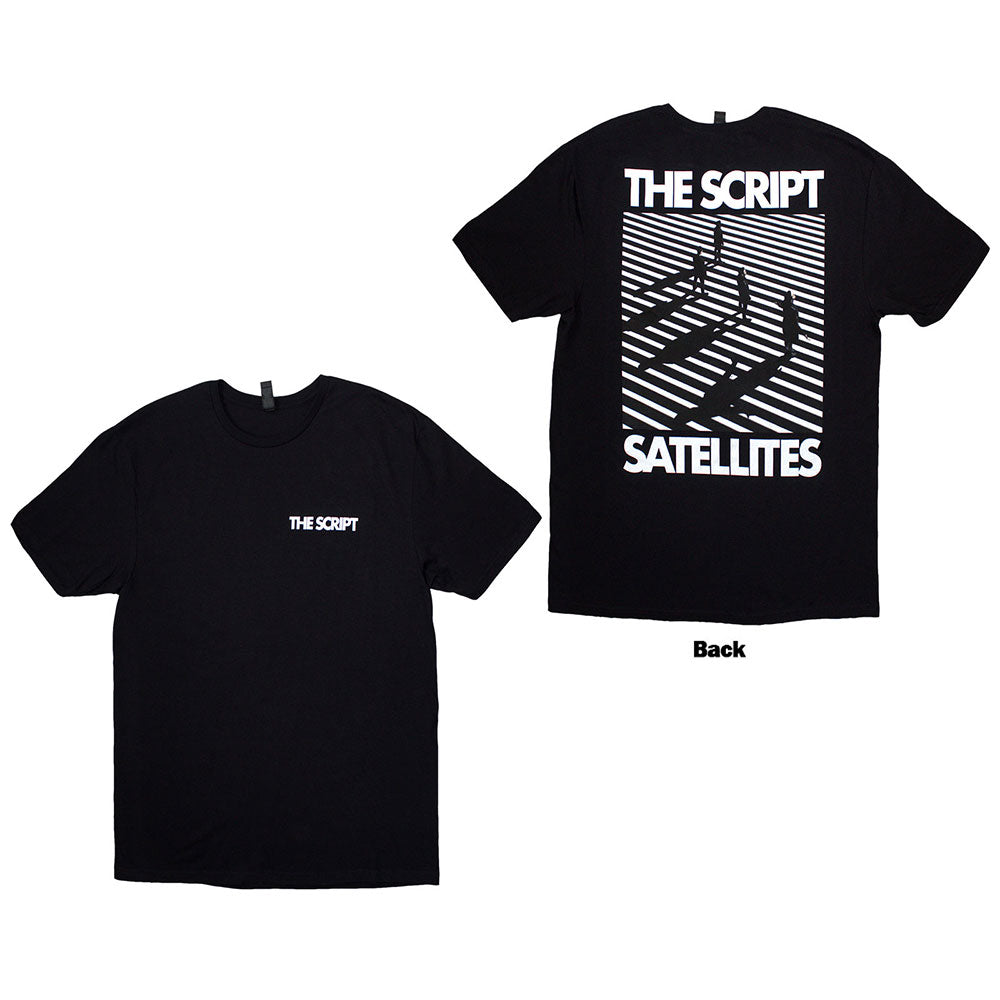 The Script Satellites & Pocket Logo [T-Shirt] Black