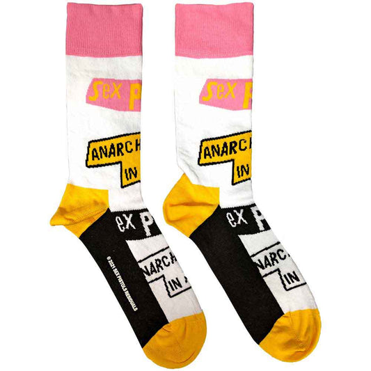 The Sex Pistols Anarchy In The UK [Socks] - Rock Band Apparel