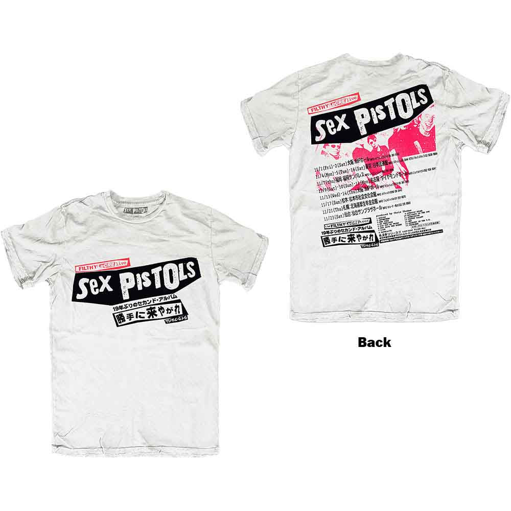 The Sex Pistols Filthy Lucre Japan [T-Shirt] White
