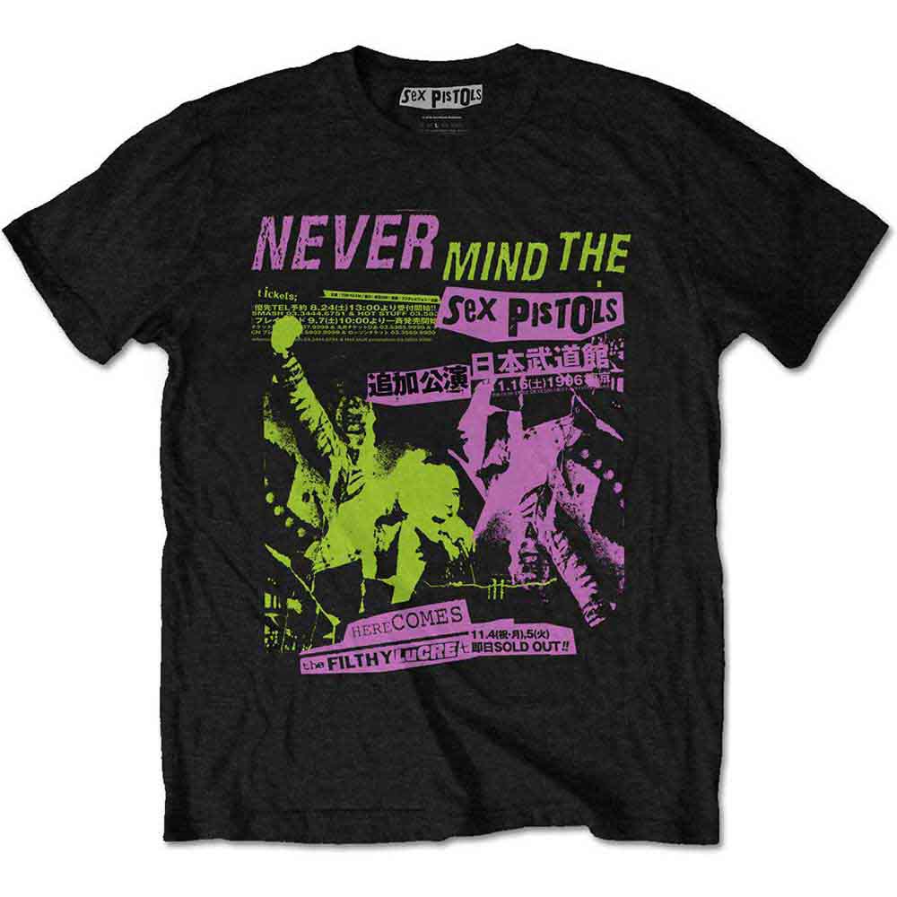 The Sex Pistols Japanese Poster [T-Shirt] - Rock Band Apparel