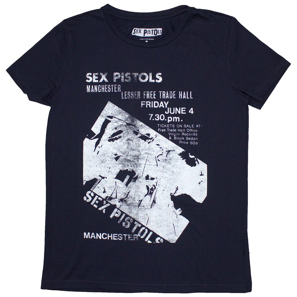 The Sex Pistols Manchester Flyer [T-Shirt] Blue