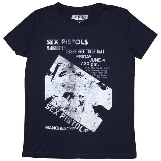 The Sex Pistols Manchester Flyer [T-Shirt] Blue