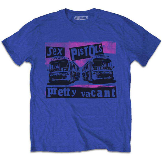 The Sex Pistols Pretty Vacant Coaches [T-Shirt] Blue