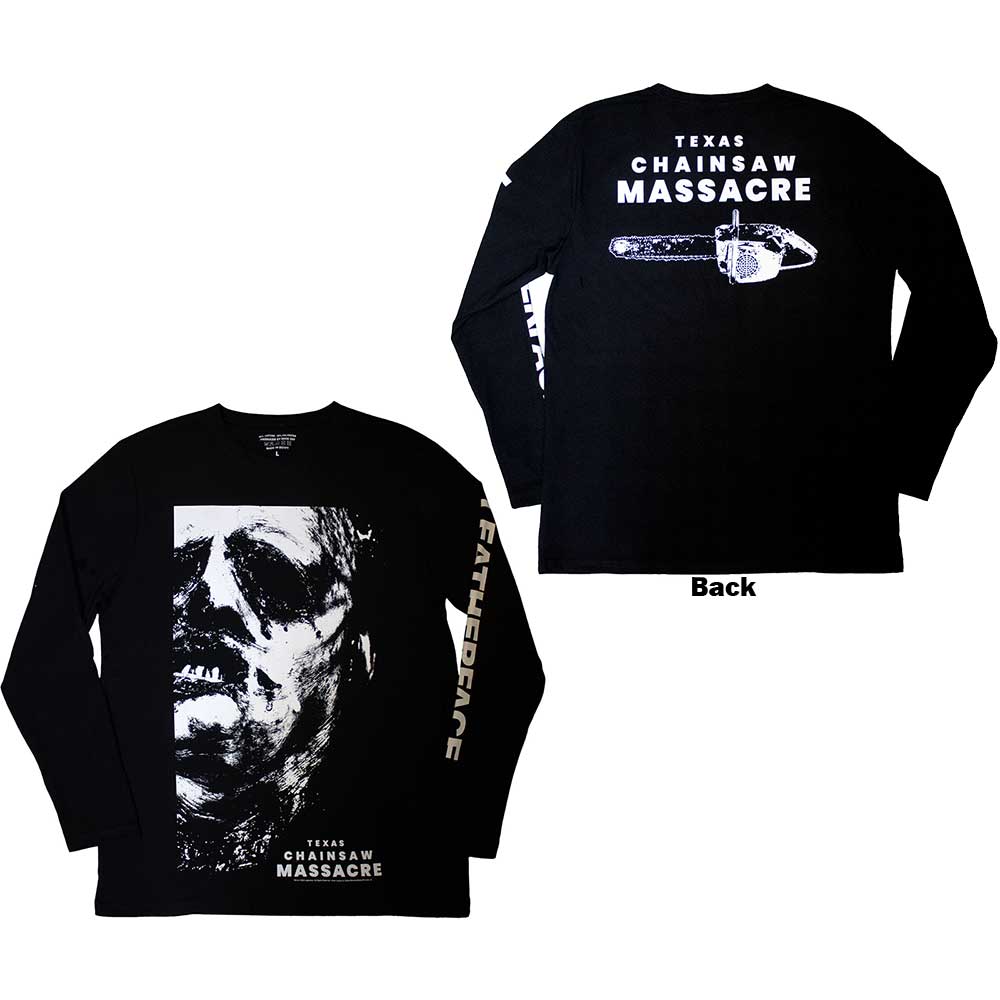 The Texas Chainsaw Massacre Leather Face [T-Shirt] - Rock Band Apparel