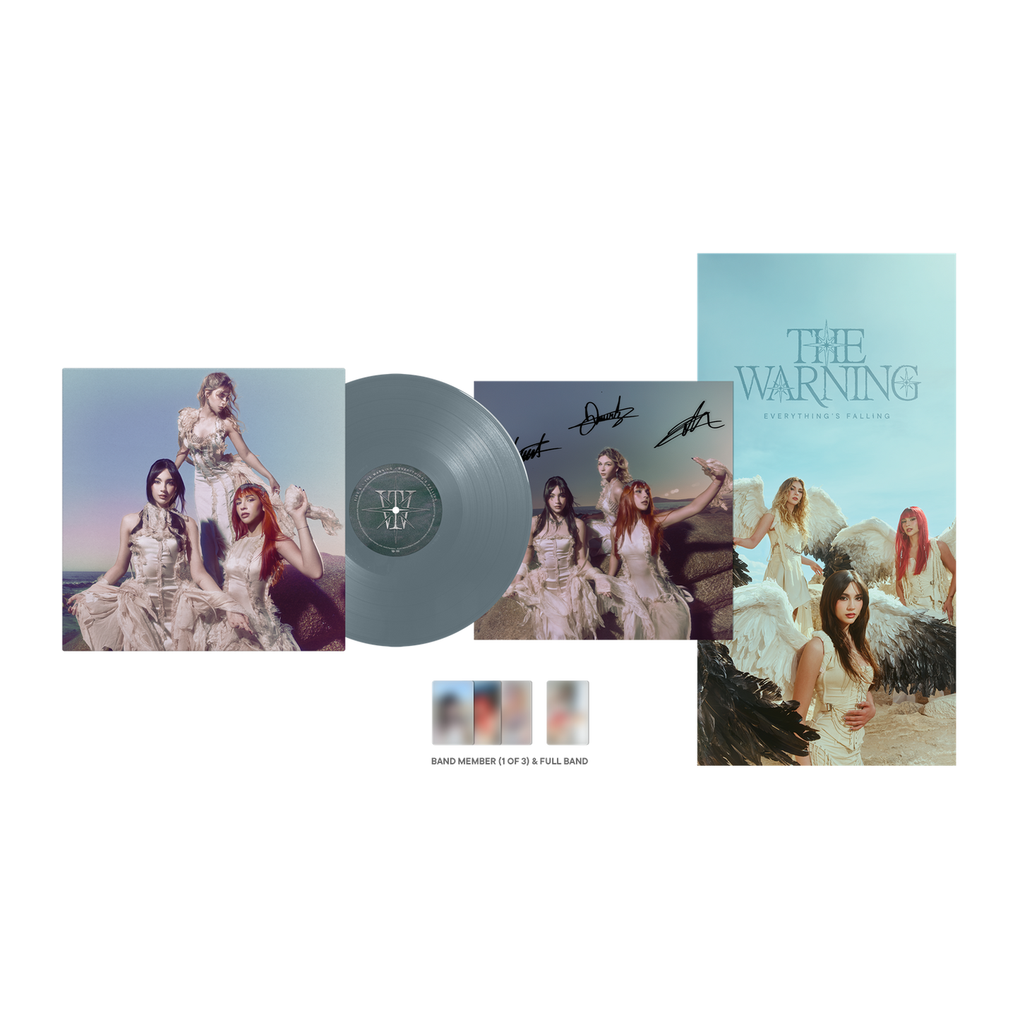 PRE-ORDER The Warning - Everything’s Falling (Indie Exclusive) [Deep Ocean Lp] [Signed Insert/Alt Cover] [Vinyl]