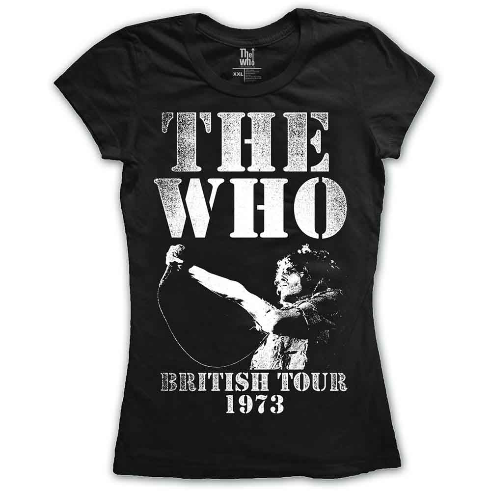 The Who British Tour 1973 [T-Shirt] Black