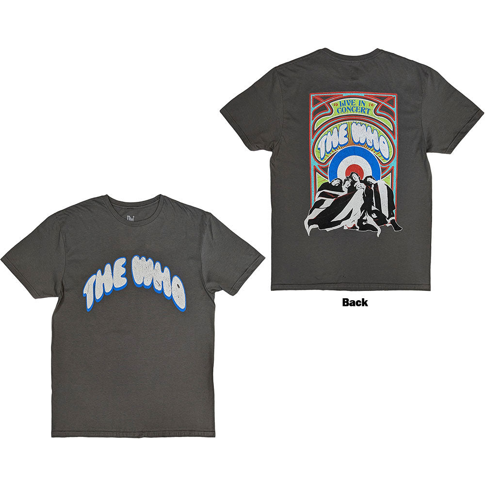 The Who Flag Cartoon [T-Shirt] Grey